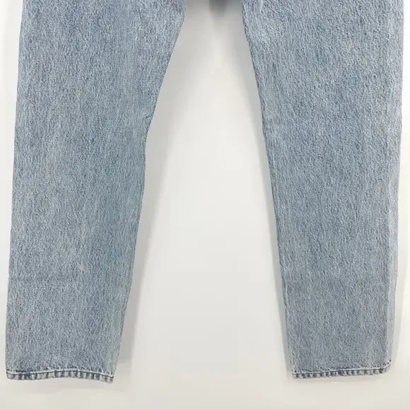 KHAITE | NWT Kyle Low-Rise Straight-Leg Jeans Santa Fe Light Wash 28 - Picture 10 of 12